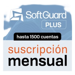 Softguard SGPLUS1500M SoftGuard PLUS (Licencia Mensual) / Software de Monitoreo / Plataforma Integral / Central de Alarmas / Video / GPS / Apps Moviles / CRM