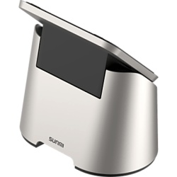 SUNMI CPAD-MULT-STAND Base Multifuncional SUNMI CPad / Giro 95° / Puertos RJ45 + Type-A x2 / Alimentacion 12V DC / Quick Lock / Compatible 3 Tamanos / POGO PIN Magnetico - Img 4