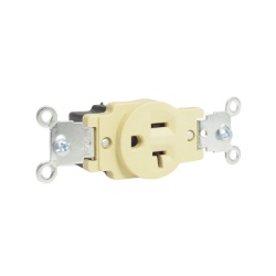 SURTEK SYS-136402 Contacto Sencillo /15 A 125V / Tapa Marfil /Base negra/ No Nema.
