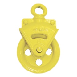 SURTEK SYS-151030 Polea garrucha del numero 4 ancho de canal 3/4"
