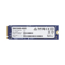 SYNOLOGY SNV3400400G SSD 400GB NVMe M.2 2280 disenada para Synology NAS con ranuras M.2 integradas
