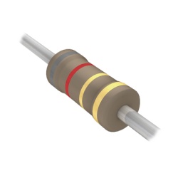 Syscom 8.2QBK-ND Resistencia Axial de Pelicula de Carbon de 8.2 Ohm 1/4 Watt 5%