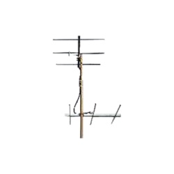 Syscom AO3TV-RL/5 Juego de 2 Antenas Bi-direccionales reforzadas de 3 elementos para TV.