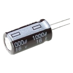 Syscom CE1000/16V Capacitor Electrolitico de Aluminio Radial de 1000 µFd 16 Vcc 105 °C 10 x 15 mm.