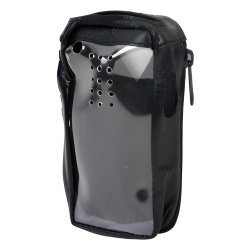 Syscom FSMNX-220T Funda de Piel Reforzada con Visor Frontal Transparente para NX-220K y NX-320K.