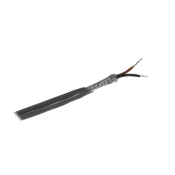 Syscom NRQ226SJ Carrete de 305 mts. cable blindado ROHS con 2 hilos calibre 26 AWG Rojo y Negro.