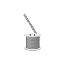 Syscom SRET635*35MTS CABLE DE RETENIDA DE 1/4 IN ( RETAZO DE 35 METROS )