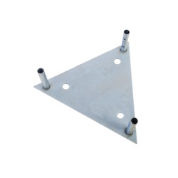 SYSCOM TOWERS SBA60G Base para Tramo STZ60G con Placa 1/2" Niple de 3/4" Galvanizado por Inmersion en Caliente.