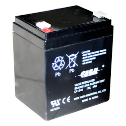 Syscom WP-45-12-P Bateria de Respaldo a 12 Vcc / 4 Ah.