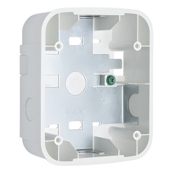 SYSTEM SENSOR SBB-WL Caja de montaje en superficie para pared color blanco compatible con sirenas estrobos y campanas Serie L