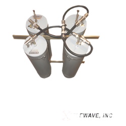 TELEWAVE INC TPRD-1454 Duplexer Pasa-Banda-Rechazo de Banda 118-148 MHz 4 Cavidades (5"Dia.) 600 KHz 1.5 dB 350 Watt N Hembras.