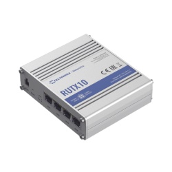 Teltonika RUTX10 Router Industrial WiFi 5 VPN / 802.11ac Dual Band / 4 Puertos Gigabit / Quad-Core / PoE / -40Â°C a 75Â°C