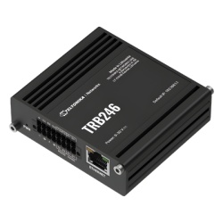 Teltonika TRB246 Gateway IoT Industrial/ Doble SIM 4G/ conexion RS232-RS485/ 1 Puerto configurable LAN-WAN