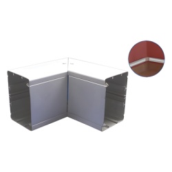 THORSMAN INKA-100-EI Esquinero interior de aluminio para canaleta INKA100 (8120-80001)