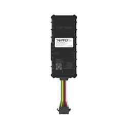 TopFlyTech TLW2-6BL Tracker GPS / Dispositivo de localizacion para vehiculos / Conectividad 4G LTE y BLE 5.0 / Diferentes tipos de notificaciones / Corte y restablecimiento de energia / Funcion SOS /