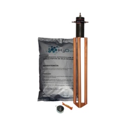 TOTAL GROUND TG25AB Electrodo para corriente maxima de 25 Amp. con Filtro y Compuesto H2Ohm.
