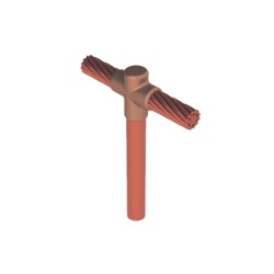 TOTAL GROUND TGM-CPV-5/8R-2/0 Molde para soldadura exotermica Tipo T Tope de varilla 5/8 in. a Cable de Paso 2/0 AWG