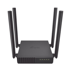 TP-LINK ARCHERC50 Router Inalambrico doble banda AC 2.4 GHz y 5 GHz Hasta 1200 Mbps 4 antenas externas omnidireccional 4 Puertos LAN 10/100 Mbps 1 Puerto WAN 10/100 Mbps Version 6