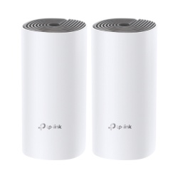 TP-LINK DECOE4-2PACK Kit de Router inalambrico mesh Deco E4 para Hogar / Doble banda AC 1200 / 2 puertos 10/100 Mbps / Compatible con amazon alexa.