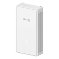 TP-LINK EAP775-WALL Punto de Acceso Omada / Wi-Fi 7 BE3600 MU-MIMO 2x2 / 1 Puerto Entrada 2.5 Gbps PoE ++ / 1 Puerto 2.5 Gbps PoE pass-through / 2 Puertos 1 Gbps / Mesh Omada / Operaciones Multiencale