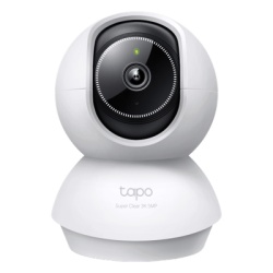 TP-LINK TAPO-C230 Camara de Seguridad Domestica Tapo C230 / 5MP 3K (2880×1620) / 360° Pan-Tilt / Deteccion Inteligente IA / Vision Nocturna 12 m (40 ft) / Audio Bidireccional / Almacenamiento microS