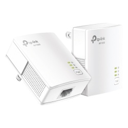 TP-LINK TLPA7017KIT Kit Adaptador Powerline Gigabit Ethernet/ Tecnologia HomePlug AV2 / Puertos 1000Mbps / Plug and Play / hasta 300 M dentro de casa / 1 Puerto 10/100/1000 Mbps / Tamano ultra compact