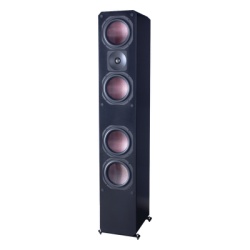TRUAUDIO ELITE46TOWERBK ELITE SERIES PREMIUM HOME THEATER 3 VIAS 4 WOOFER DE FIBRA DE CARBONO 6.5" 1 TWEETER DE TITANIO COLOR NEGRO