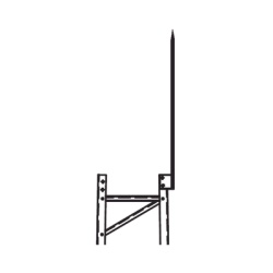 Trylon TRY-TLR Punta Pararrayo Maciza para Estructura de Torre TITAN.