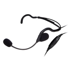 TX-760-M01 Diadema de Radio / Boom Flexible / Cable Kevlar / PTT en Línea / Uso Prolongado