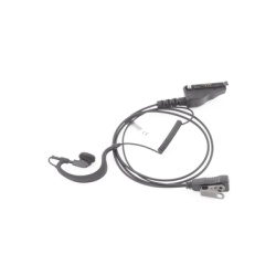 TX PRO TX-110N-K02 Micrófono-Audífono Profesional / Gancho Ergonómico / Cable con Resorte Reforzado / PTT de Solapa / Compatible con Radios NX Series - Img 3