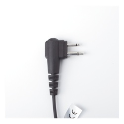 TX PRO TX-110N-M01 Micrófono-Audífono / Gancho Ajustable Tipo G / PTT de Solapa / Cable con Resorte / Conector 2 Pines / Compatible Motorola, Abell, Hytera - Img 3
