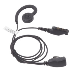 TX PRO TX-300M-S04 Micrófono de Solapa con Audífono / Compatible con Radios ICOM IC-F50/60/50V/60V/3161/4161 / Cable PU Reforzado con Kevlar / PTT Integrado / Gancho PTE Médico - Img 2
