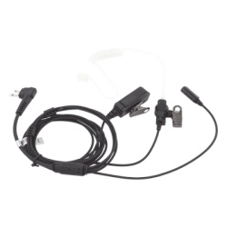TX PRO TX-885-M01 Micrófono-Audífono de Vigilancia / 3 Cables Independientes / Tubo Acústico Transparente / PTT Remoto / Conector 2 Pines - Img 2