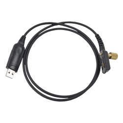TX PRO TXCP1862I Cable Programador USB / Conector USB-A a Multipin Tipo Peineta / Compatibilidad Windows 98 a 11 / Material PU Negro Profesional / Más de 20 Modelos Icom Serie IC-F