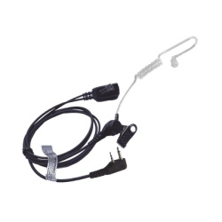 TX PRO TXEHIAV2S Microfono - audifono de solapa con tubo acustico transparente para ICOM IC-F11/ 14/ 3021/ 3013/ 3103/ 3003/ 1100D/2100D/ICF200