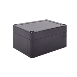 TX PRO TXG-014-BK Gabinete Plastico Negro para Exterior (IP65) de 100 x 68 x 50 mm Cierre por Tornillos.