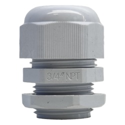 TX PRO TXG-PG-34N Conector Tipo Glándula / Rosca NPT 3/4" / Rango de Cable 10-16 mm / Plástico Industrial / IP para Ambientes Exigentes - Img 4