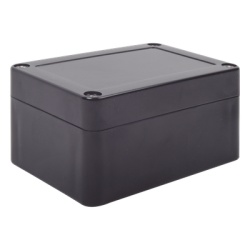 TXG-014-BK Gabinete Plástico para Exterior / IP65 / 100 x 68 x 50 mm / Montaje en Pared / Rango -20 a 60 °C