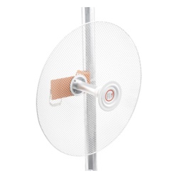 TXPD30RJMIMO Antena direccional con diseño aerodinámico para minimiza la resistencia al viento, Ganancia de 30 dBi, frecuencia (4.9 - 6.5 GHz), Polarización doble, incluye montaje para torre o mástil