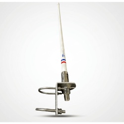 TXPROMARINE TX-110V-SYS Antena VHF Marina de Alto Rendimiento / 4 dBi / 156-163 MHz / Altura 1100 mm / Color Blanco / Conector SO239