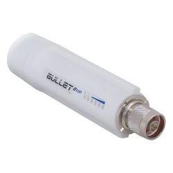 UBIQUITI BULLET2-HP Bullet 2 HP, 802.11 b/g (2.4 GHz), 800 mW, 54 Mbps.