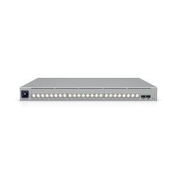 UBIQUITI ECS-24-POE Enterprise Campus 24 PoE Switch Empresarial Etherlighting? PoE+++ Capa 3 de 24 Puertos (16 x 10 GbE y 8 x 2.5 GbE) y 2 Puertos SFP28 de 25 G de Alta Disponibilidad