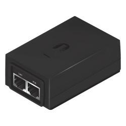 UBIQUITI POE-24-30W Adaptador PoE / 24 VDC / 1.25 A / Puerto Gigabit / 4 Pares / Protección ESD / 94 x 60 x 33 mm