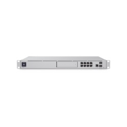 UBIQUITI UDM-SE UniFi OS Console: Dream Machine Special Edition 8 puertos LAN RJ45 con POE 1 LAN SFP+ 1 WAN 2.5G RJ45 y 1 WAN SFP+ 128 GB de memoria interna. Todas las aplicaciones UniFi integradas