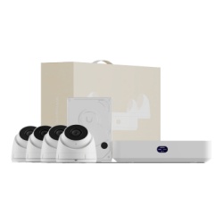 UBIQUITI UNVR-INSTANT-KIT Kit NVR IP / 4 Cámaras 4MP / Switch PoE 6 Puertos / IR 30 m (98.4 ft) / Almacenamiento 1 TB / HDMI
