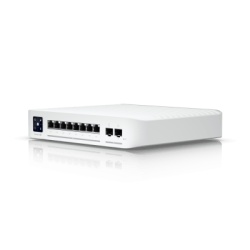 UBIQUITI USW-ENTERPRISE-8-POE Switch Capa 3 / 8 Puertos 2.5G PoE+ / 2 Puertos SFP+ 10G / 120W PoE / Pantalla LCM 1.3" / 40 Gbps
