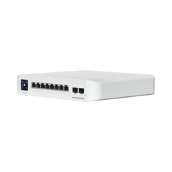UBIQUITI USW-PRO-8-POE Switch UniFi Pro 8 PoE Administrable Capa 3 8 puertos GbE / (6) puertos POE+ af/at y (2) puertos POE++ 802.3bt / (2) puertos SFP+ 10G / 120W de presupuesto POE