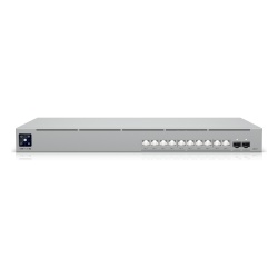 UBIQUITI USW-PRO-XG-10-POE Switch PoE+++ Capa 3 / 10 Puertos 10GbE / 2 Puertos SFP+ / PoE 400 W / Etherlighting™ / 240 Gbps