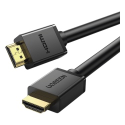 UGREEN 10108 Cable HDMI 2.0 4K@60Hz | 3 Metros (9.84 Pies) | HDR | 3D | HEC (Canal Ethernet HDMI) | ARC (Canal de Retorno de Audio | Color Profundo de 48 Bits | Audio de 32 Canales | HDCP | Dolby True
