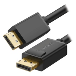 UGREEN 10245 Cable DisplayPort 1.2 Macho a Macho | Longitud 1.50 Metros (4.92 Pies) | Version DP1.2 | Soporta 4K@60Hz; 2K@144Hz | Soporta 3D | Color Profundo de 8 y 10 Bits | Blindaje Interno Multiple